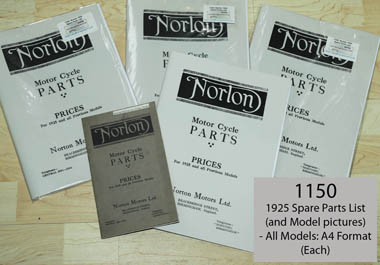 Norton 1925 Spare Parts List